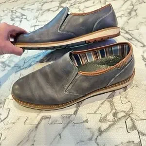 Pikolinos Men\'s Blue Gray Leather Slip-On Berna Loafers size EU 44 PIKOLINOS | Shoes | Pikolinos Mens Blue Gray Leather Slipon  main image 2